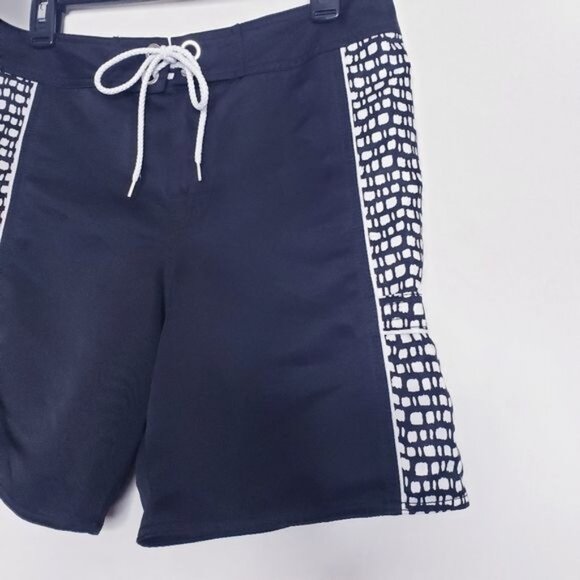 Eddie Bauer Black & White Swim Trunks Shorts Men's Size Small - Picture 3 of 9